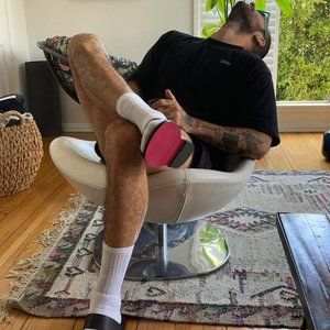 Men's sandals leather black